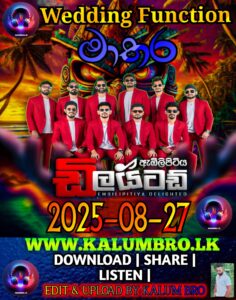EMBILIPITIYA DELIGHTED WEDDING FUNCTION MATARA 2025-08-27